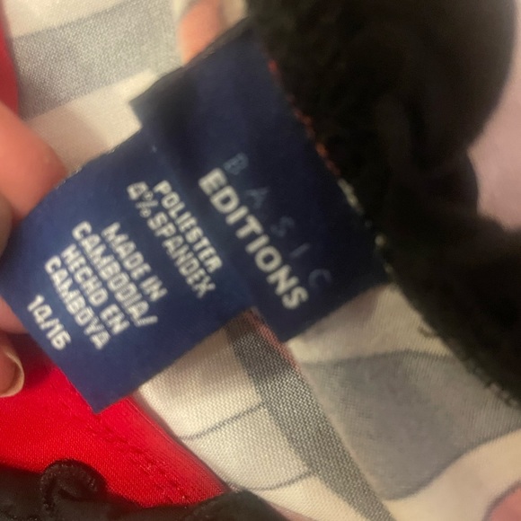 Super Cute Long Red Pattern Top/Dress - Picture 2 of 3